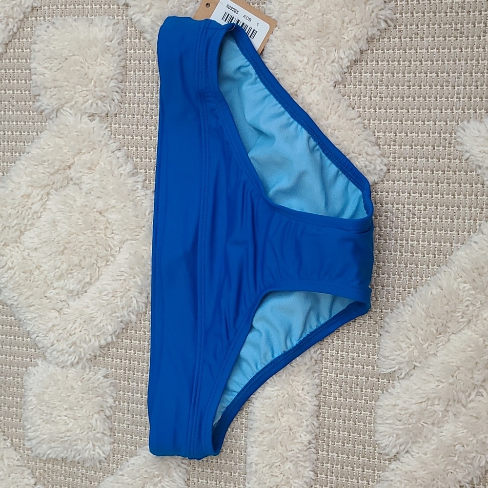 Title nine Lehua Bikini Bottom - Solid Small blue NWT